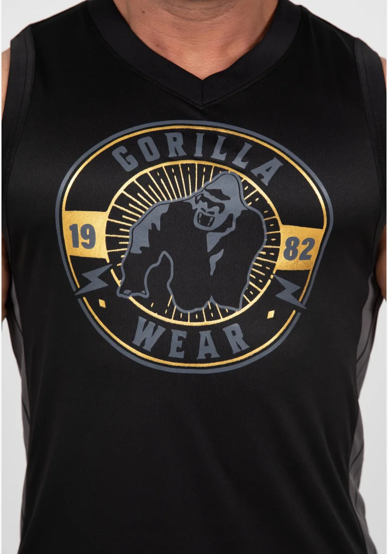 Gorilla Wear pánske tielko Orlando Jersey – čierna