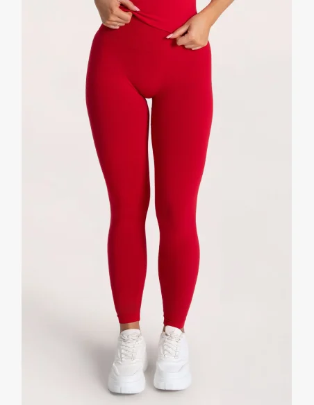 Gym Glamour Legíny Second Skin push up Červené