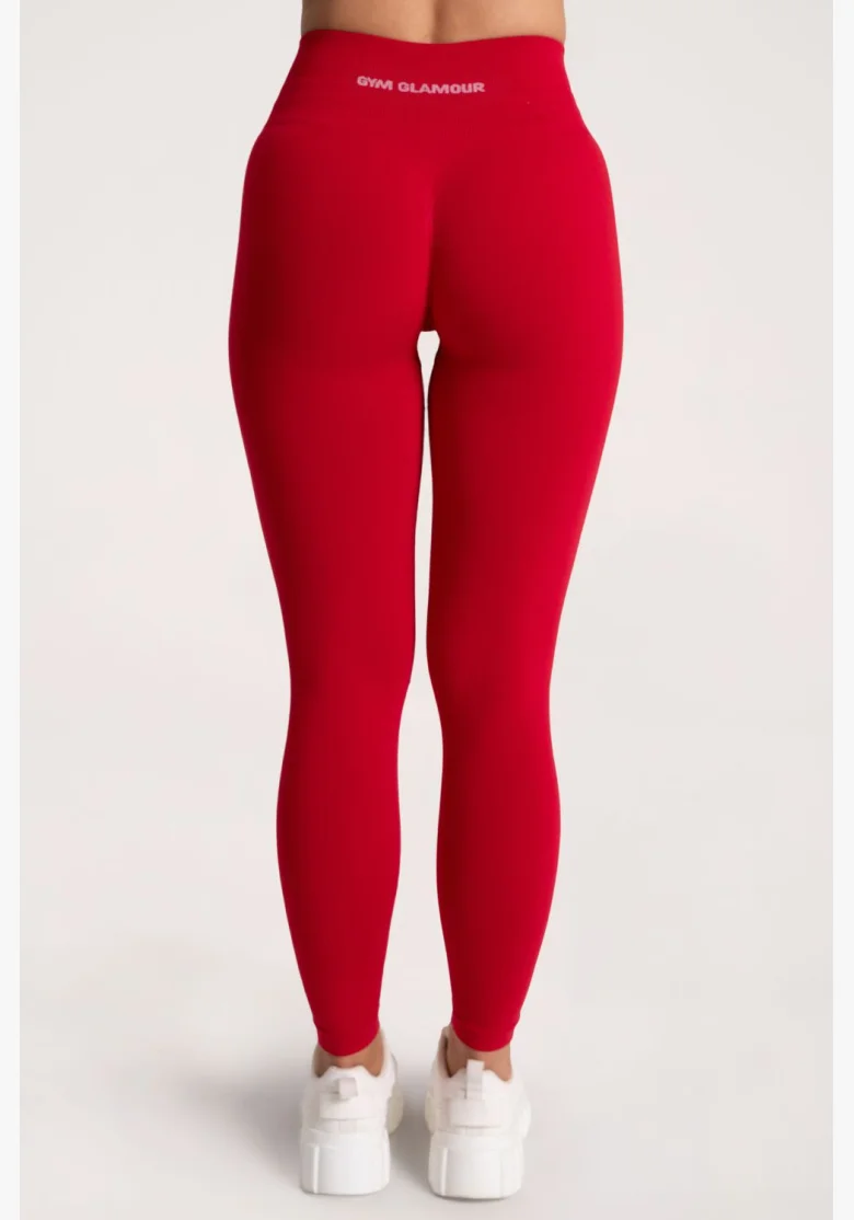 Gym Glamour Legíny Second Skin push up Červené