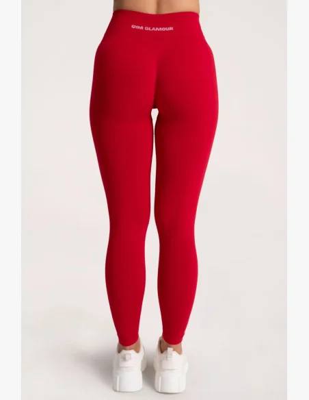 Gym Glamour Legíny Second Skin push up Červené