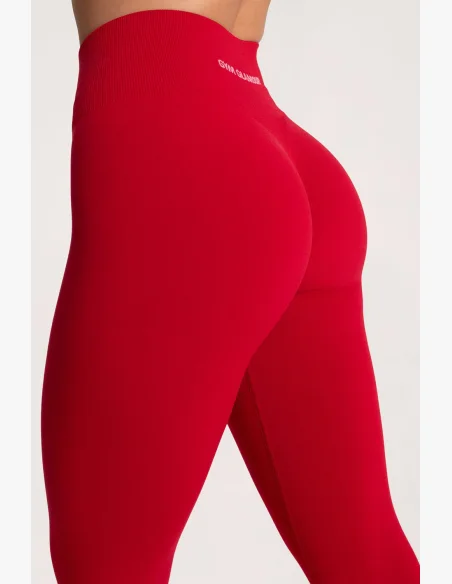 Gym Glamour Legíny Second Skin push up Červené