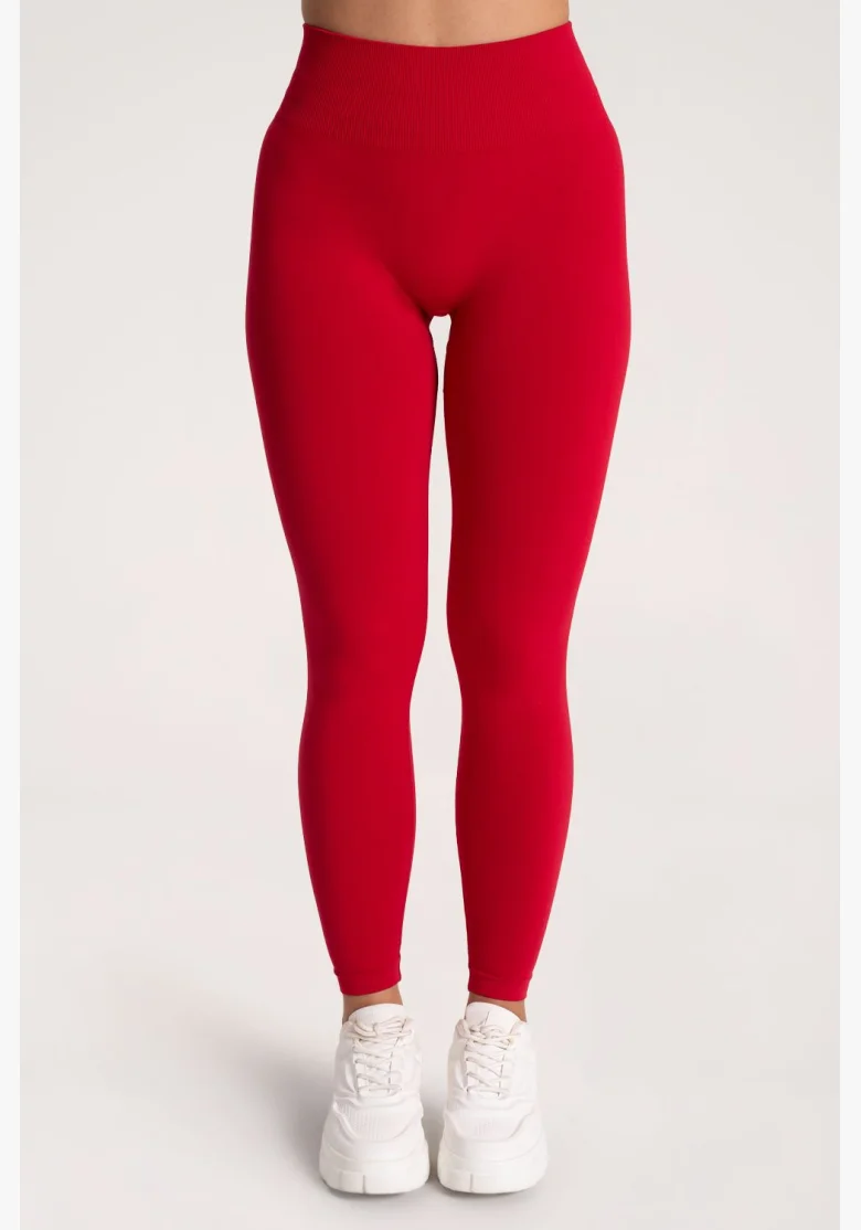 Gym Glamour Legíny Second Skin push up Červené