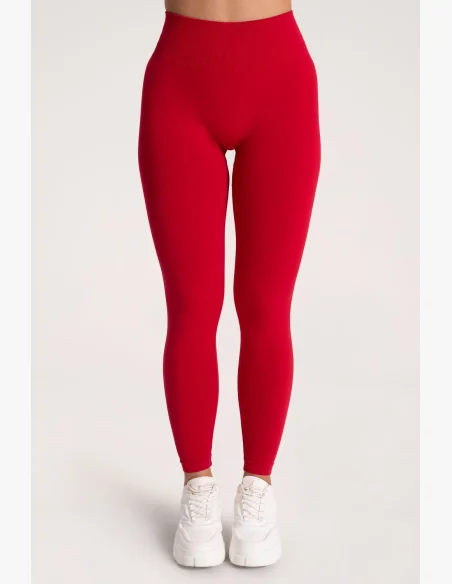 Gym Glamour Legíny Second Skin push up Červené