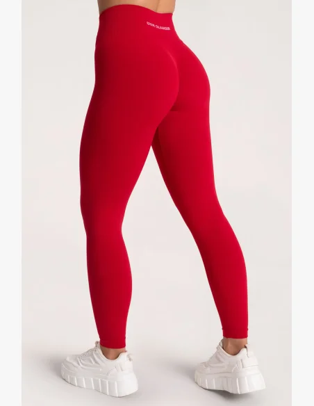 Gym Glamour Legíny Second Skin push up Červené