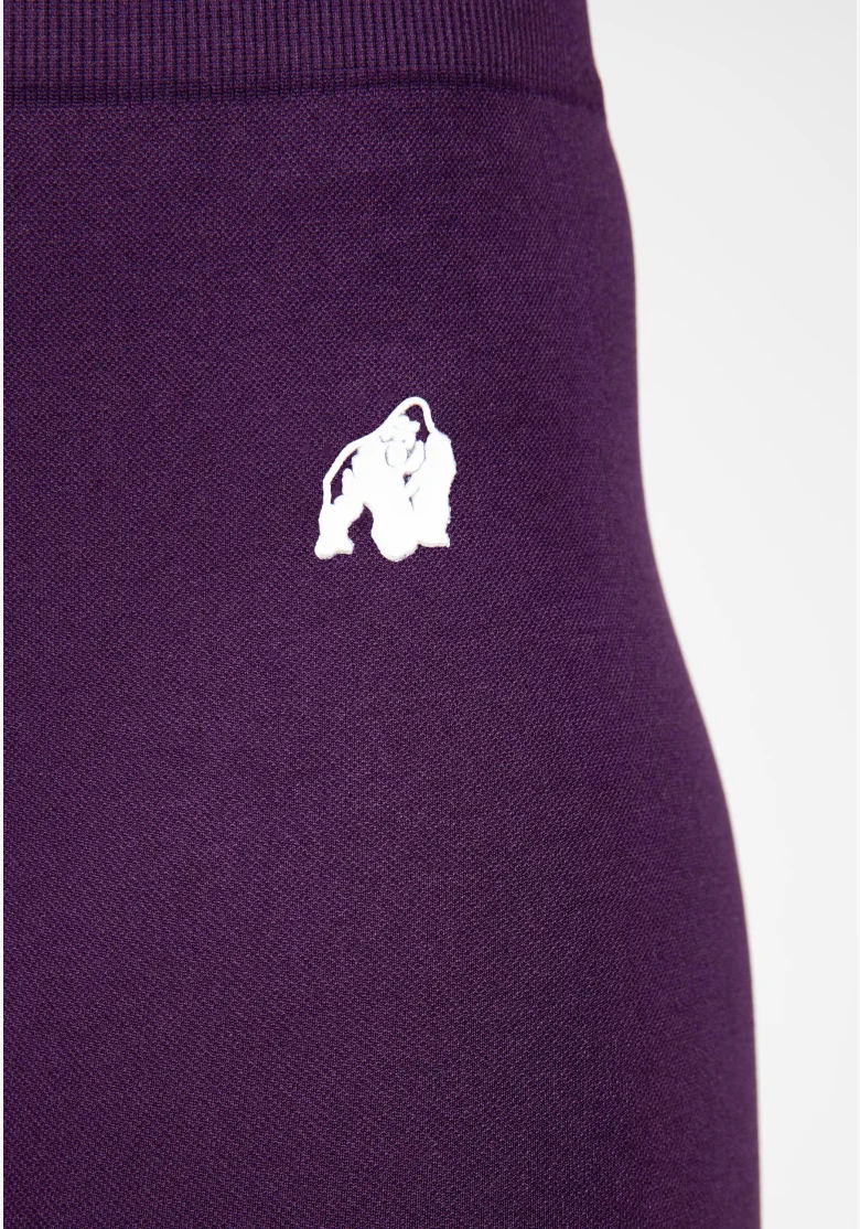 Gorilla Wear dámske bezšvové legíny Neiro – fialová