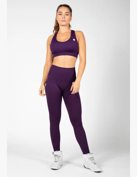 Gorilla Wear dámske bezšvové legíny Neiro – fialová