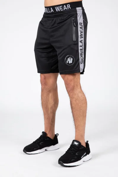 Gorilla Wear pánske šortky Atlanta – čierno/sivé