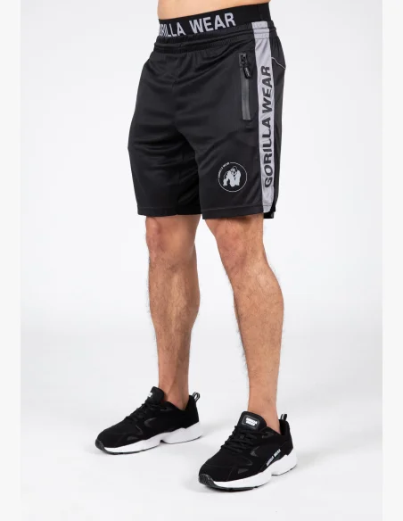Gorilla Wear pánske šortky Atlanta – čierno/sivé