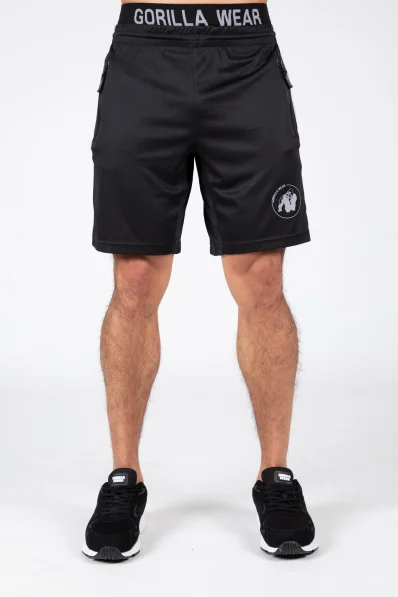 Gorilla Wear pánske šortky Atlanta – čierno/sivé 2