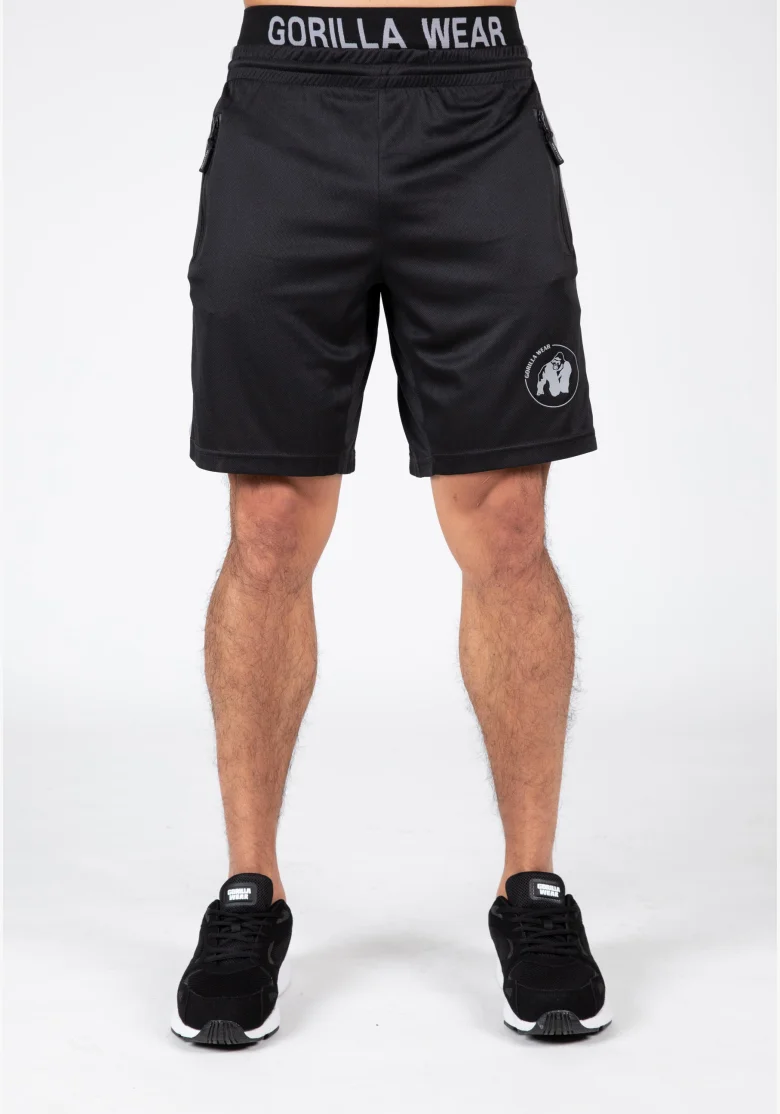 Gorilla Wear pánske šortky Atlanta – čierno/sivé