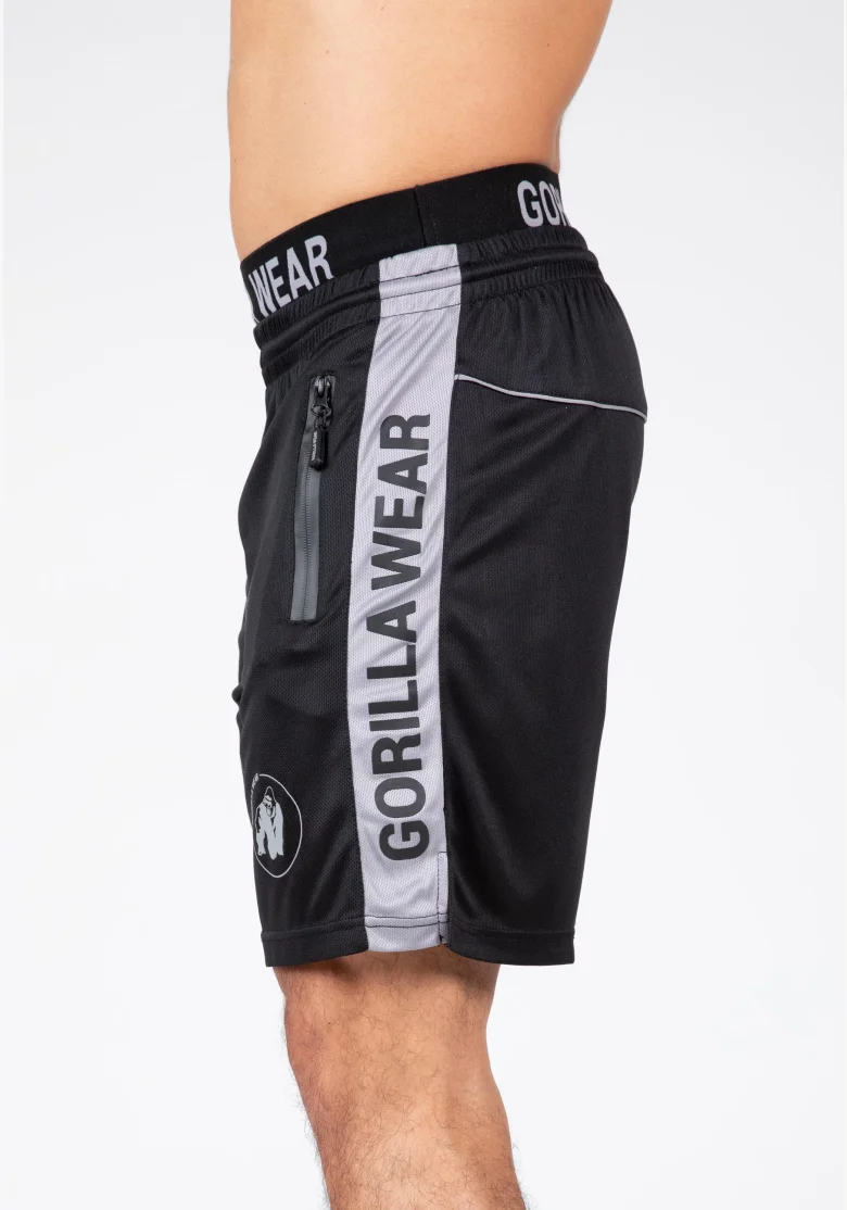 Gorilla Wear pánske šortky Atlanta – čierno/sivé