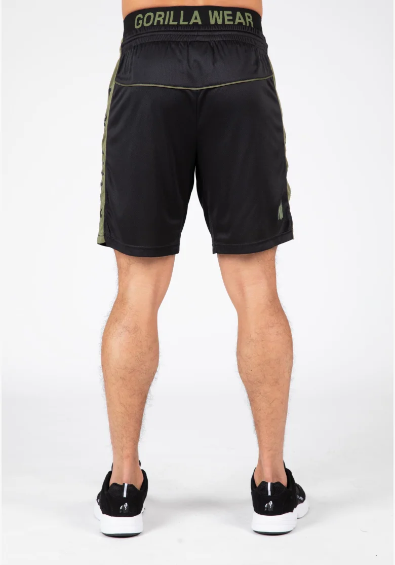Gorilla Wear pánske šortky Atlanta – čierno/zelené