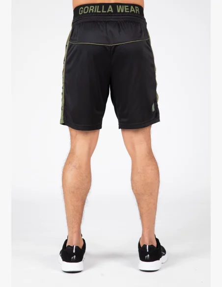 Gorilla Wear pánske šortky Atlanta – čierno/zelené