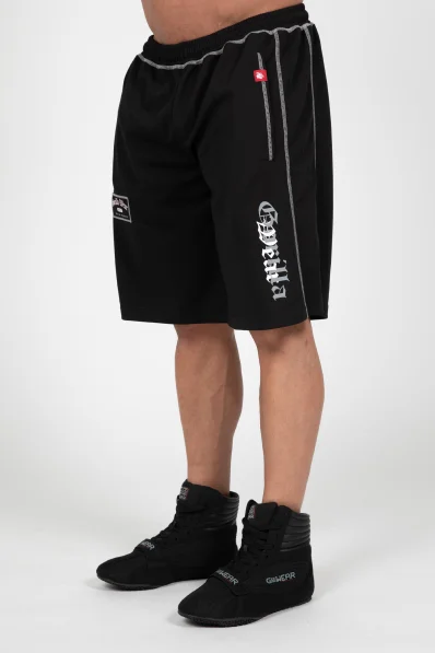 Gorilla Wear pánske šortky Marlow Mesh – čierna / sivá