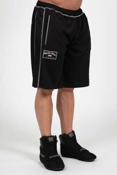 Gorilla Wear pánske šortky Marlow Mesh – čierna / sivá 2