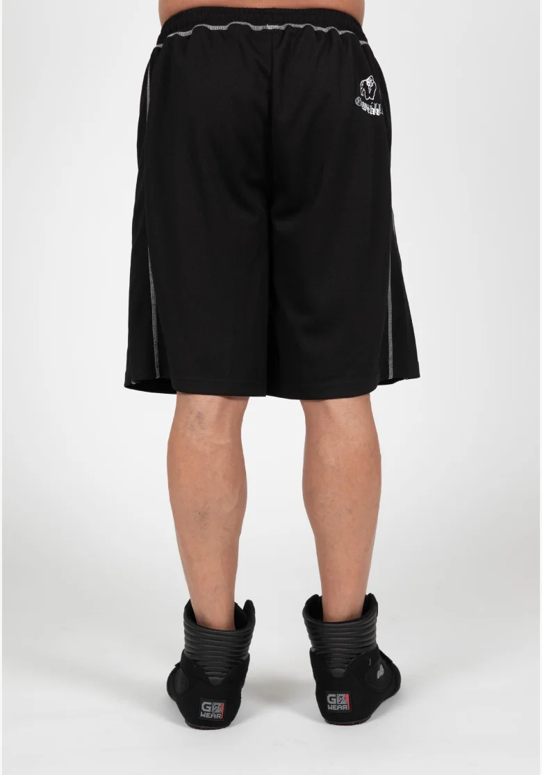 Gorilla Wear pánske šortky Marlow Mesh – čierna / sivá