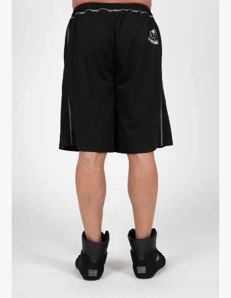 Gorilla Wear pánske šortky Marlow Mesh – čierna / sivá