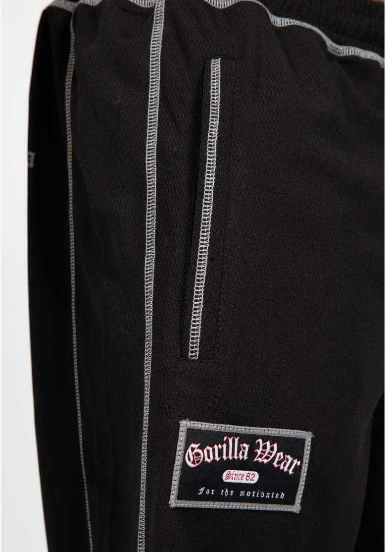 Gorilla Wear pánske šortky Marlow Mesh – čierna / sivá
