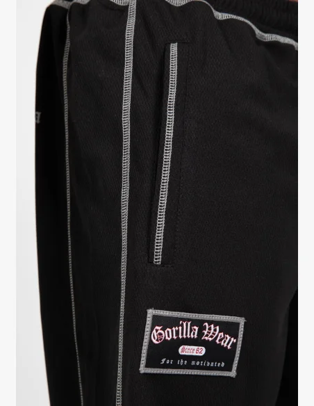 Gorilla Wear pánske šortky Marlow Mesh – čierna / sivá