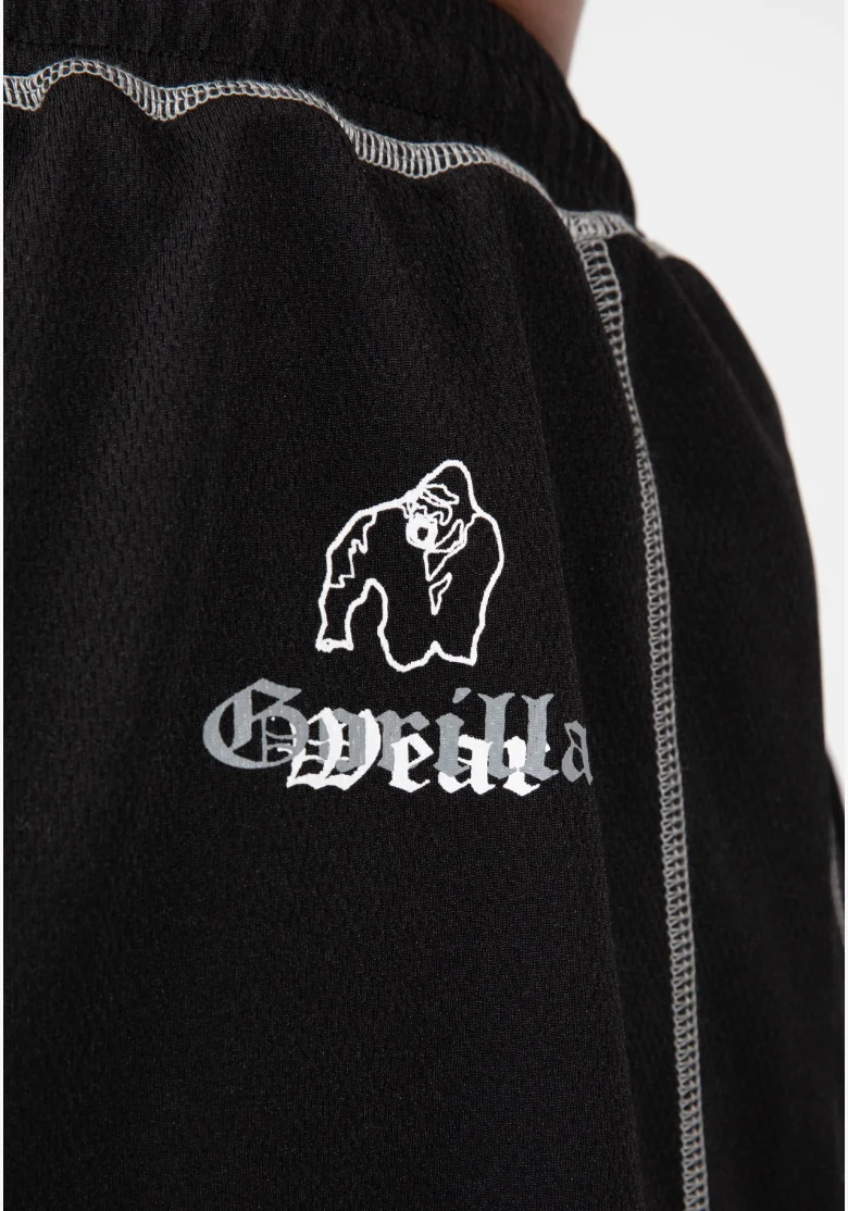 Gorilla Wear pánske šortky Marlow Mesh – čierna / sivá