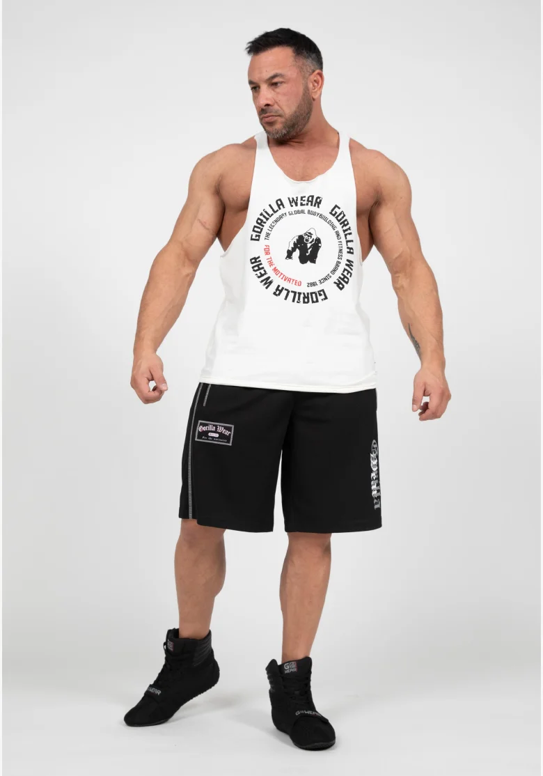 Gorilla Wear pánske šortky Marlow Mesh – čierna / sivá