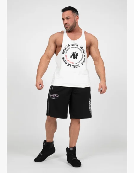 Gorilla Wear pánske šortky Marlow Mesh – čierna / sivá