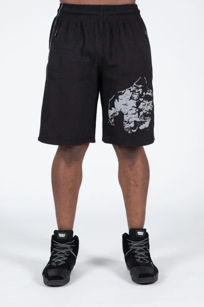 Gorilla Wear pánske šortky Buffalo Old School – čierna / sivá 2