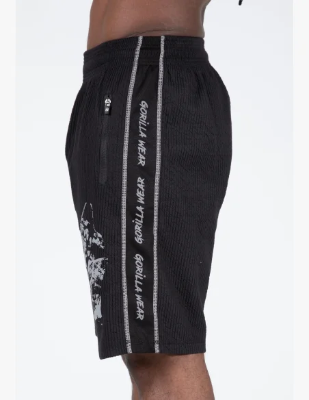 Gorilla Wear pánske šortky Buffalo Old School – čierna / sivá