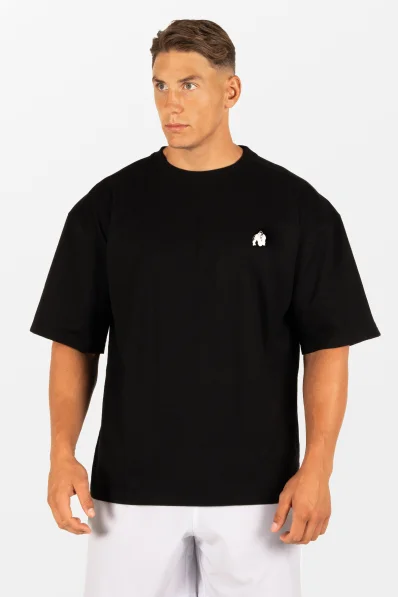 Gorilla Wear pánske oversized tričko Kingston – čierna 2