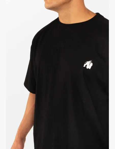 Gorilla Wear pánske oversized tričko Kingston – čierna