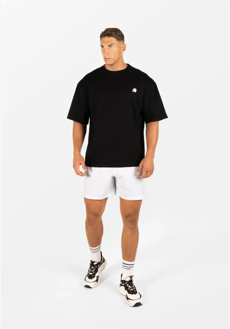 Gorilla Wear pánske oversized tričko Kingston – čierna