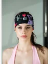 KFIT čelenka je vyrobená z priedušného a ľahkého materiálu, ktorý rýchlo schne a odvádza pot.