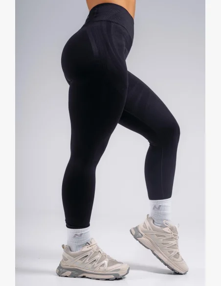 NEBBIA extra push-up legíny s vysokým pásom PRIMAL čierne