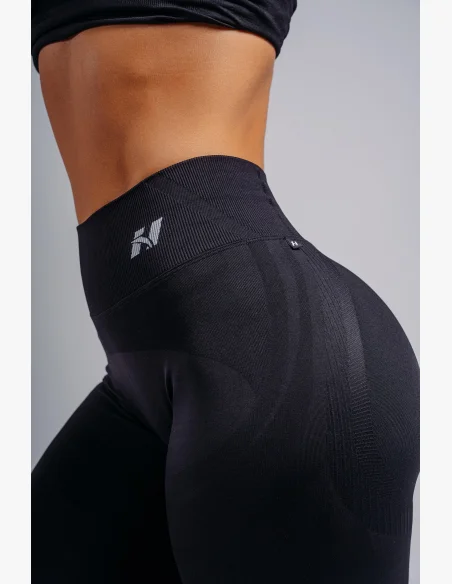NEBBIA extra push-up legíny s vysokým pásom PRIMAL čierne