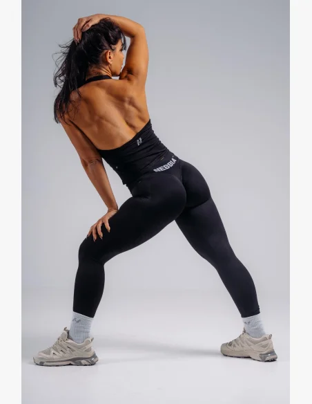 NEBBIA extra push-up legíny s vysokým pásom PRIMAL čierne