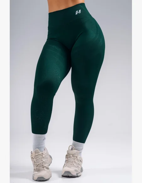 NEBBIA extra push-up legíny s vysokým pásom PRIMAL zelené