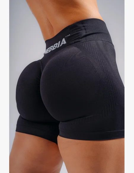 NEBBIA Extra push-up šortky PRIMAL čierne