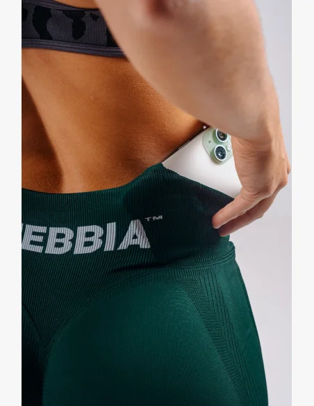 NEBBIA Extra push-up šortky PRIMAL zelené