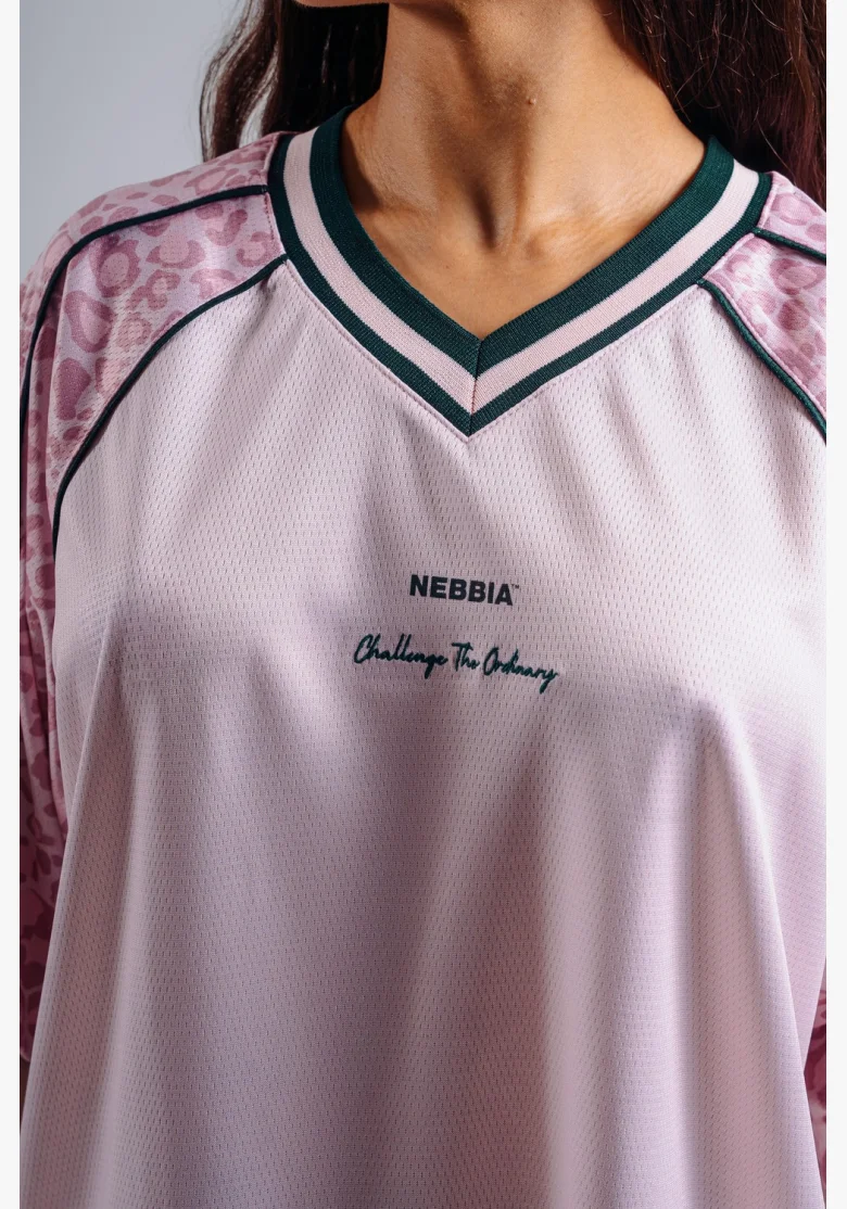 NEBBIA Oversized tričko '97 PRIMAL ružové