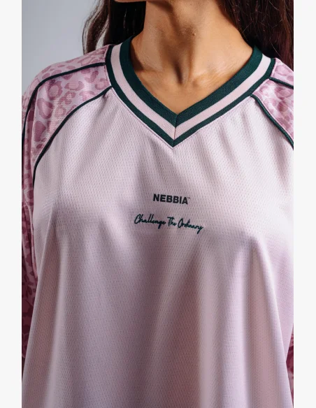 NEBBIA Oversized tričko '97 PRIMAL ružové
