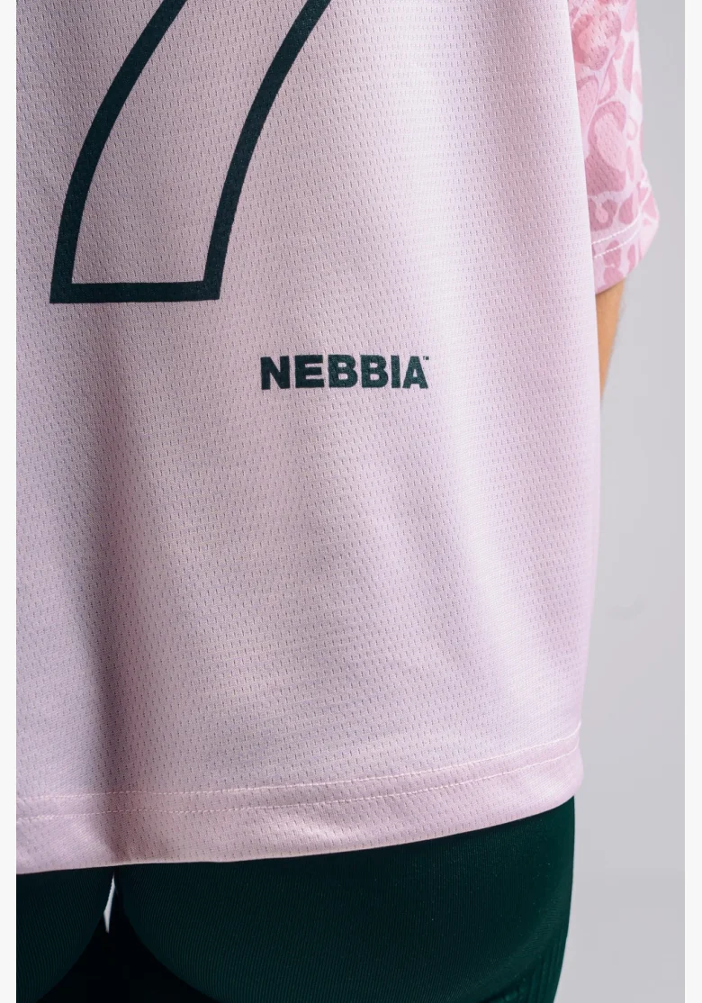 NEBBIA Oversized tričko '97 PRIMAL ružové