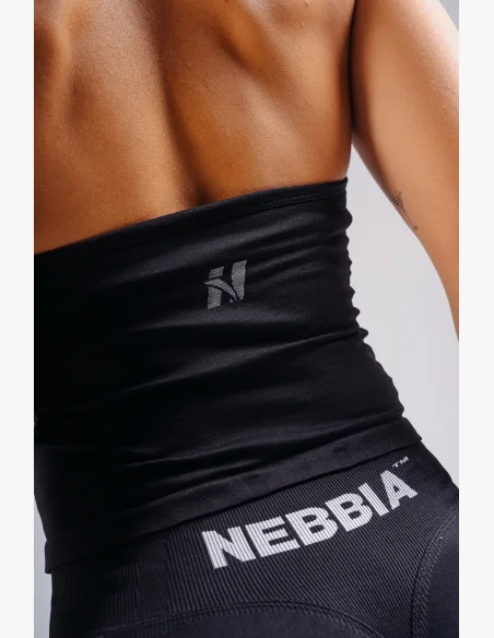 NEBBIA Halter top s vstavanou podprsenkou PRIMAL čierny