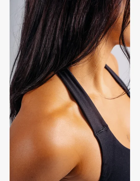 NEBBIA Halter top s vstavanou podprsenkou PRIMAL čierny