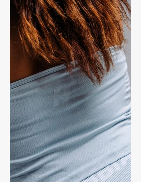 NEBBIA Halter top s vstavanou podprsenkou PRIMAL modrý
