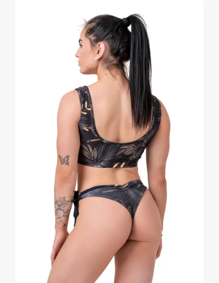 NEBBIA Miami Športový Bikini Bralette (horný diel) čierna