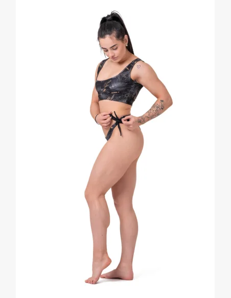 NEBBIA Miami Športový Bikini Bralette (horný diel) čierna