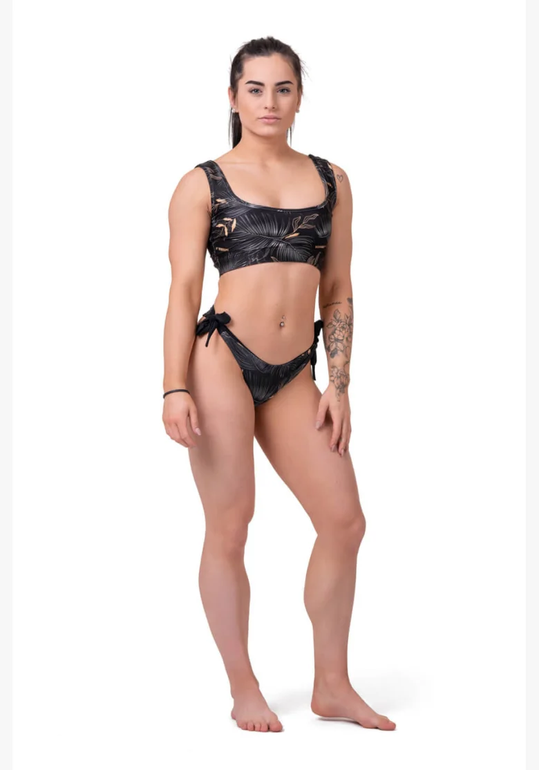 NEBBIA Miami Športový Bikini Bralette (horný diel) čierna