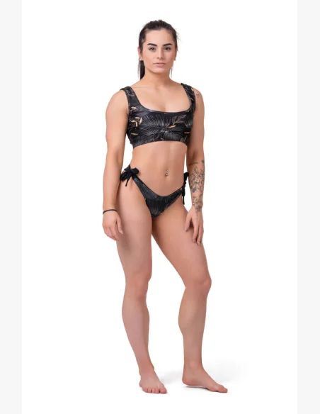 NEBBIA Miami Športový Bikini Bralette (horný diel) čierna