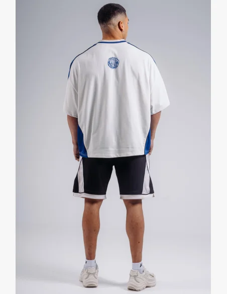 NEBBIA Oversized tričko PRIMAL biele