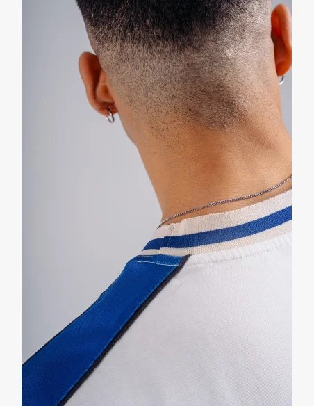 NEBBIA Oversized tričko PRIMAL biele